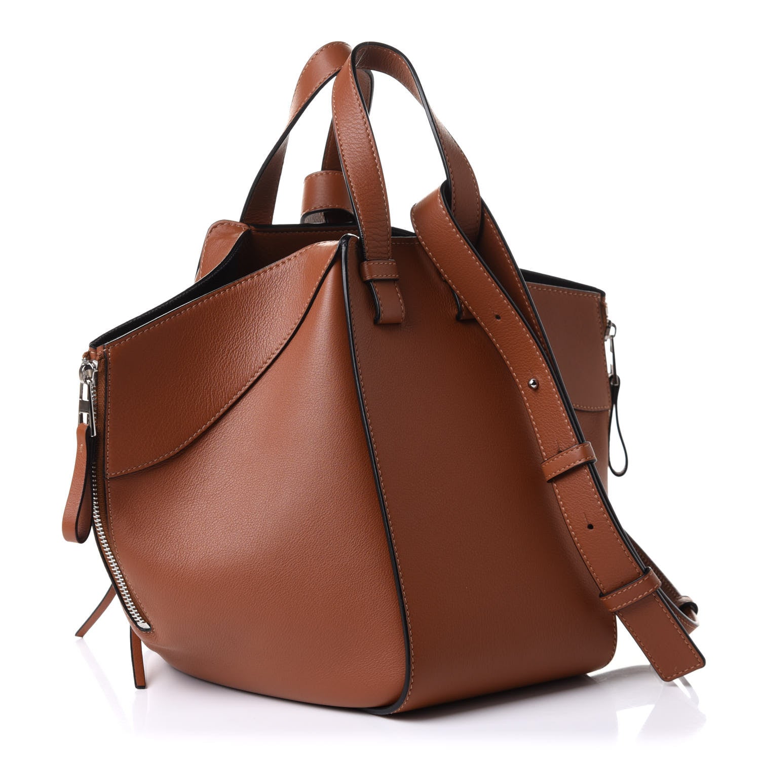 Loewe Calfskin Small Hammock Shoulder Bag Tan 3 of 12