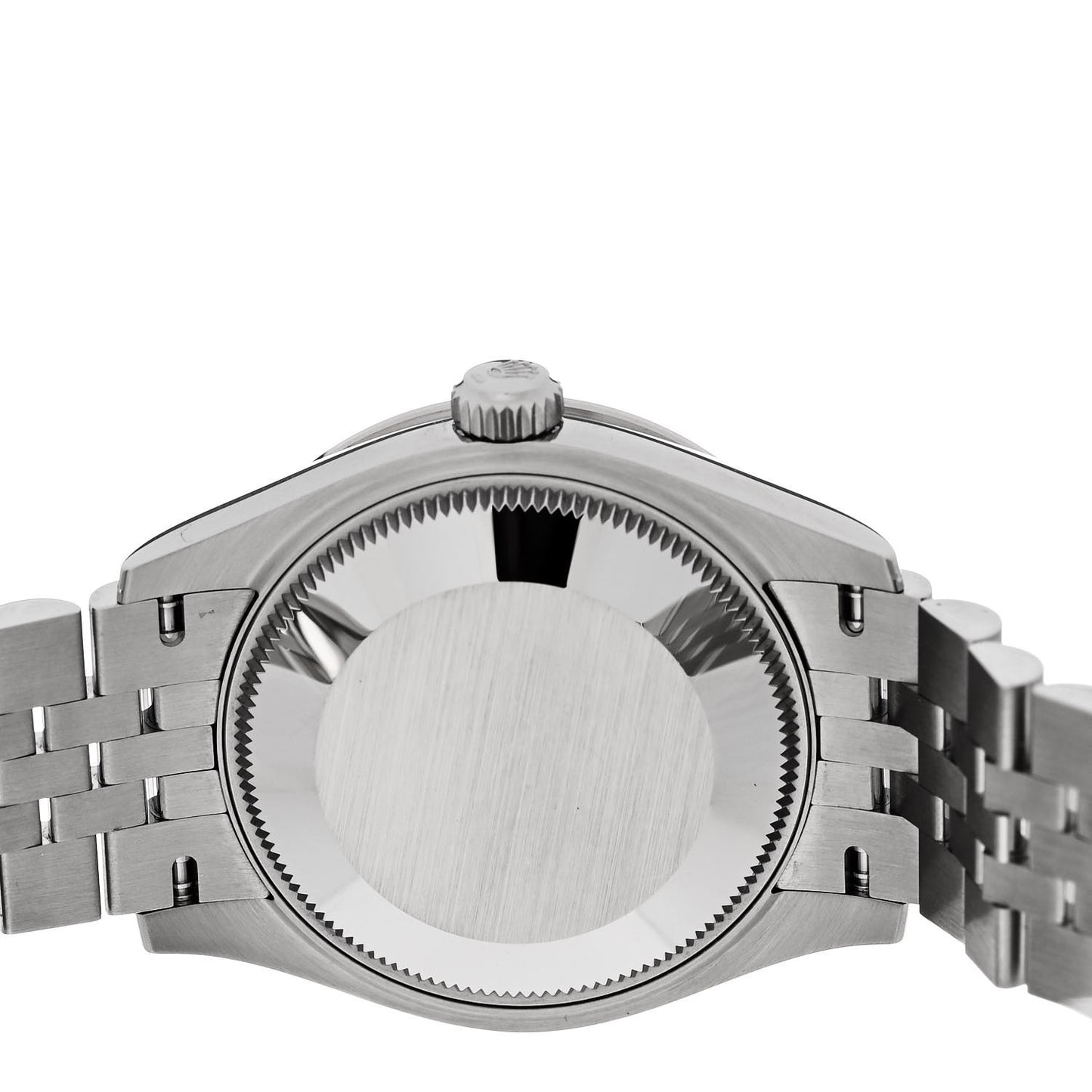 Stainless Steel 18K White Gold Diamond Bezel 31mm Oyster Perpetual Datejust Watch Silver 278384RBR