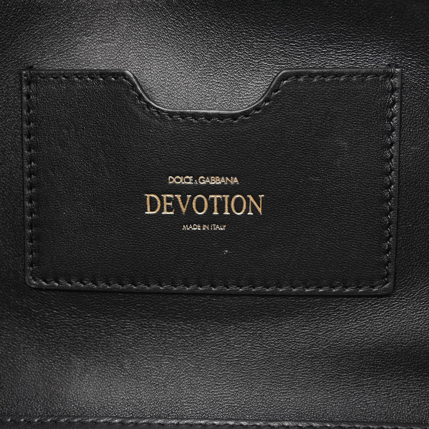 Dolce & Gabbana Nappa Quilted Large Devotion Bag Black 6 of 12