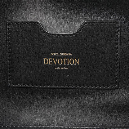 Dolce & Gabbana Nappa Quilted Large Devotion Bag Black 6 of 12