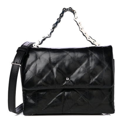 Alexander Wang Calfskin Quilted Halo Crossbody Bag Black 1 of 13