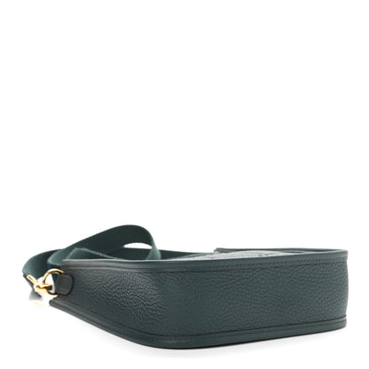 Hermes Taurillon Clemence Evelyne TPM Vert Cypress 4 of 11