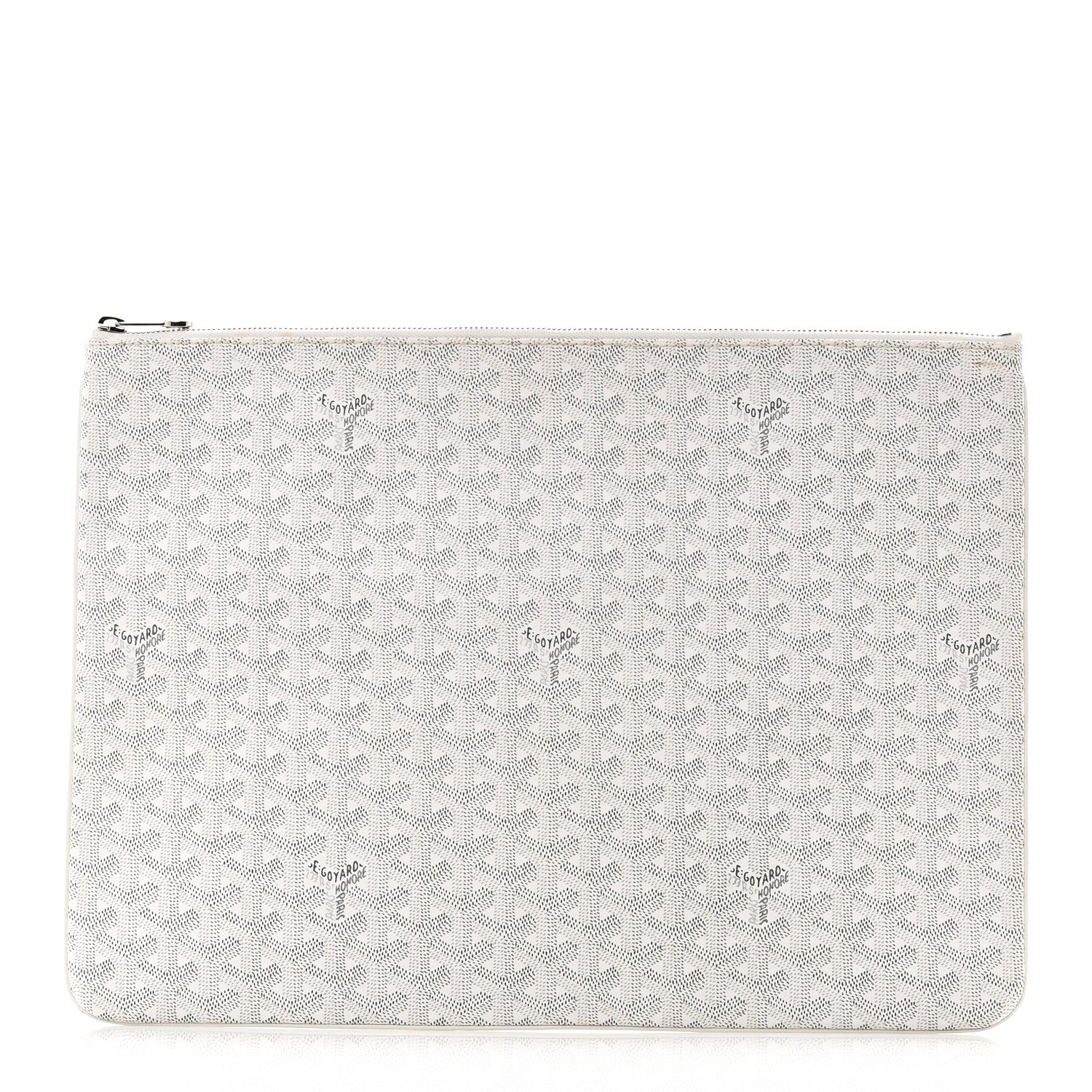 Goyard Goyardine Senat Pochette GM White 1 of 7
