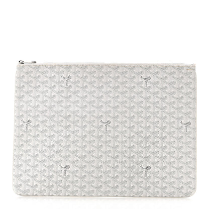 Goyard Goyardine Senat Pochette GM White 1 of 7