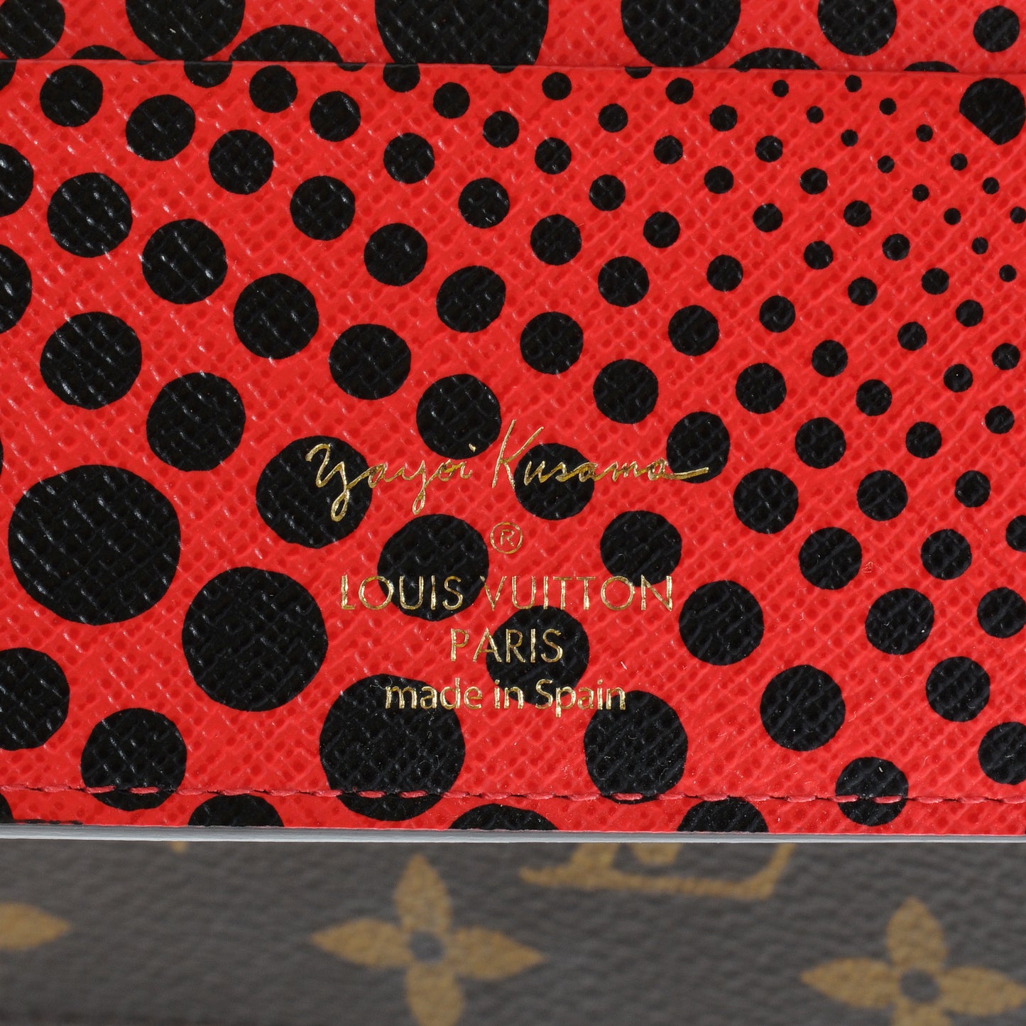 Monogram Kusama Waves Insolite Wallet Red