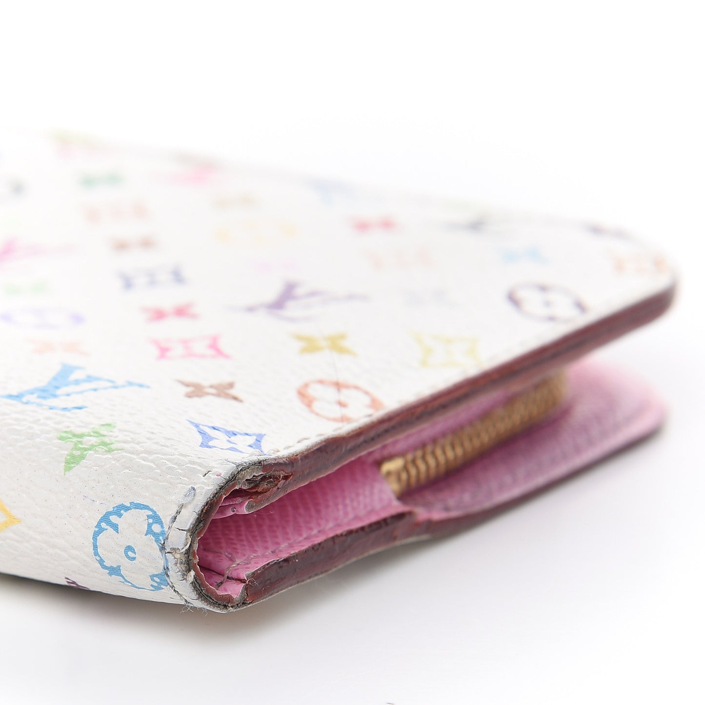 Monogram Multicolor Insolite Wallet White Litchi