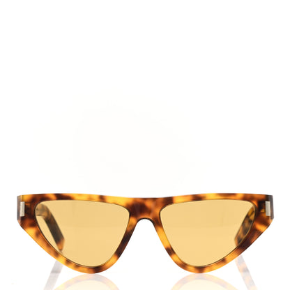 Saint Laurent Acetate Triangle Frame SL 468 Sunglasses Tortoise 2 of 7