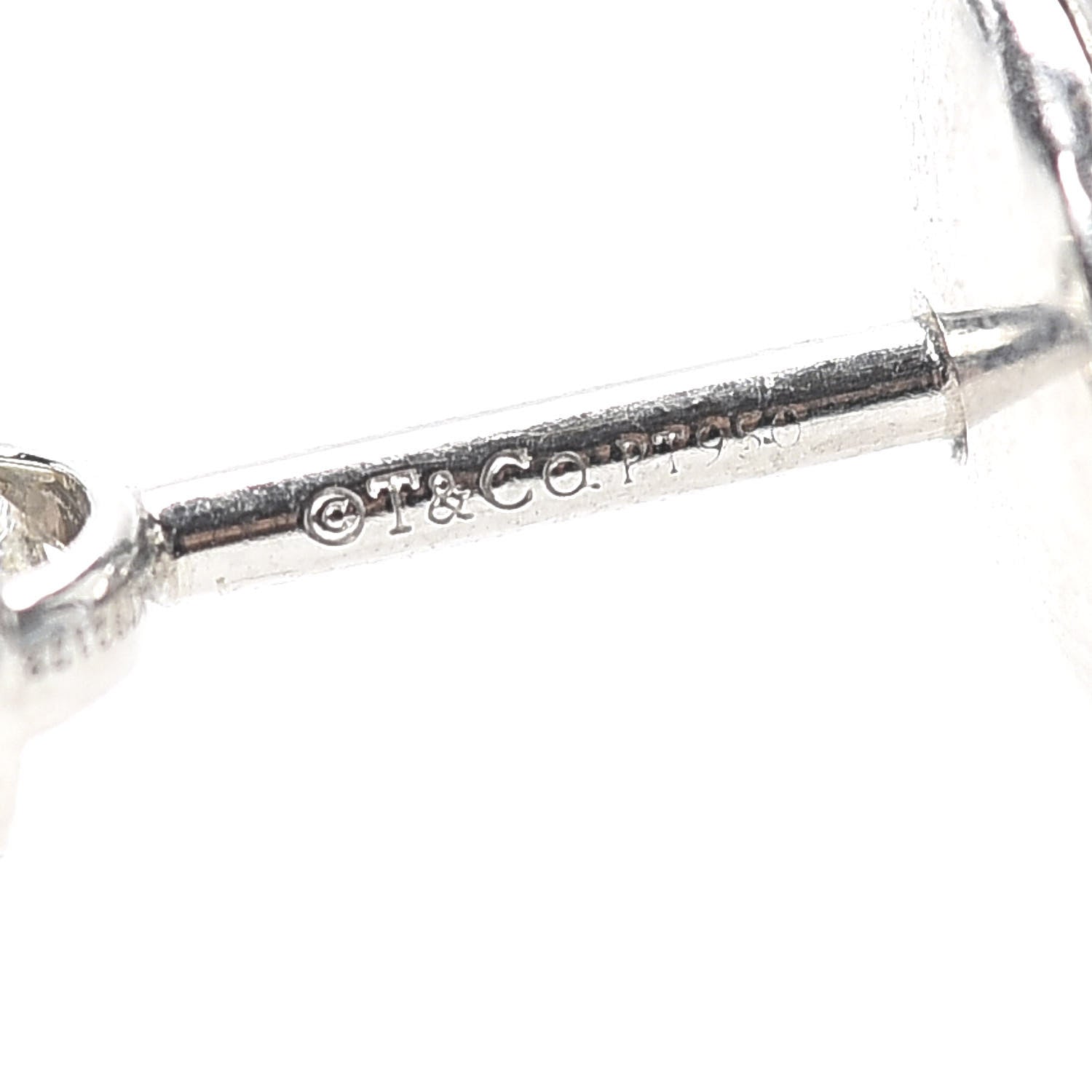 Tiffany Platinum Diamond .40ctw Elsa Peretti Diamonds By The Yard Earrings 5 of 7