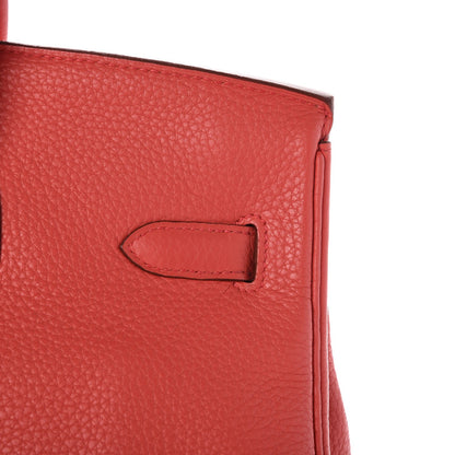 Hermes Taurillon Clemence Birkin 35 Bougainvillea 31 of 32