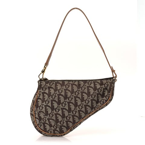 Monogram Mini Saddle Pochette Brown