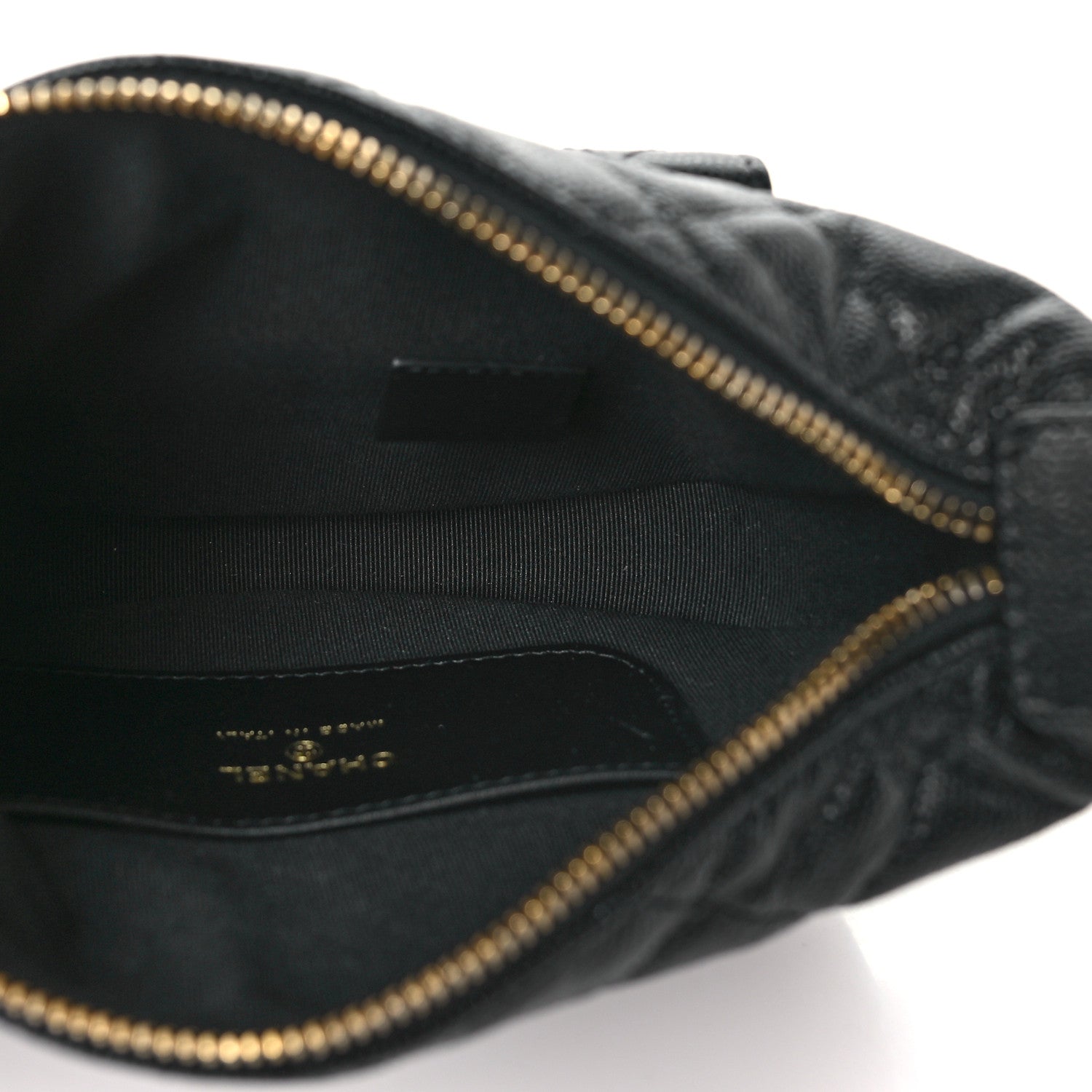 Chanel Caviar Quilted Polly Pocket Pouch Hobo Black 5 of 10