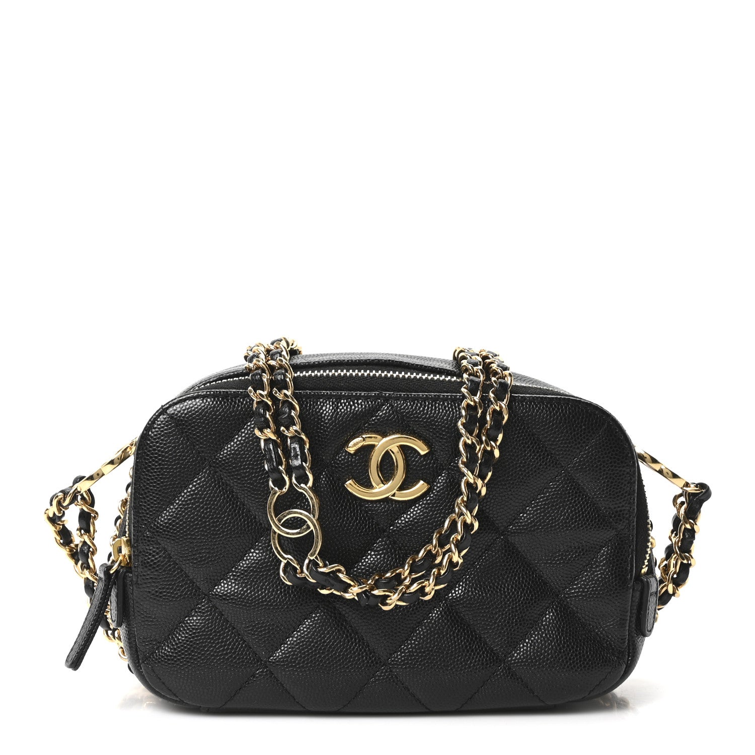 Chanel Caviar Quilted Mini CC You Camera Case Black 1 of 10