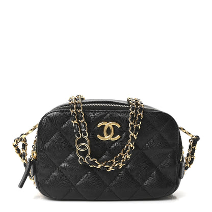 Chanel Caviar Quilted Mini CC You Camera Case Black 1 of 10