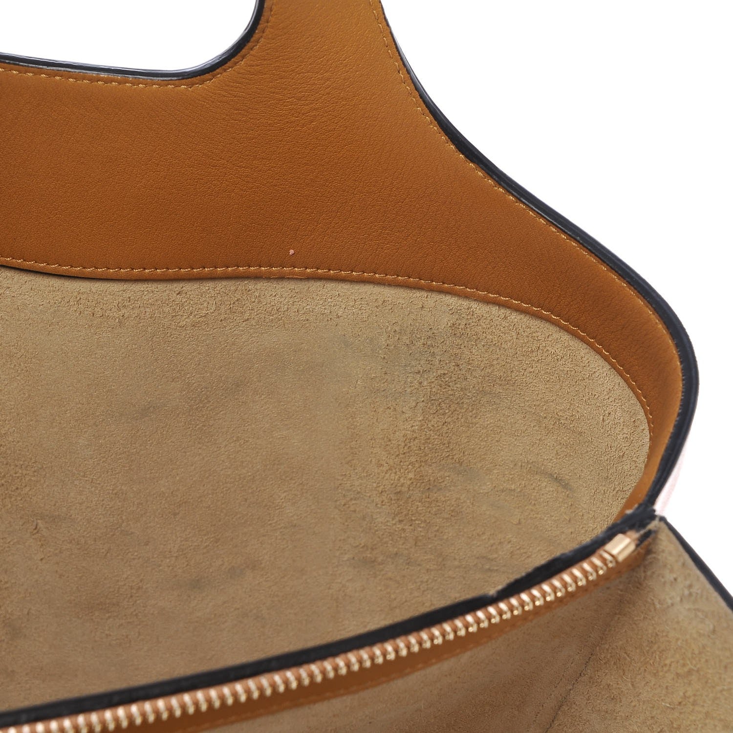 Celine Natural Calfskin Medium Tri-Fold Bag Daffodil 8 of 10