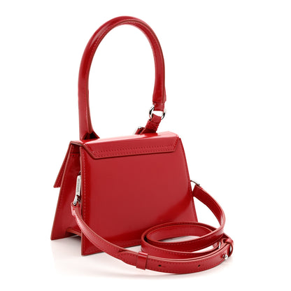 Jacquemus Glazed Calfskin Le Chiquito Boucle Moyen Red 3 of 11