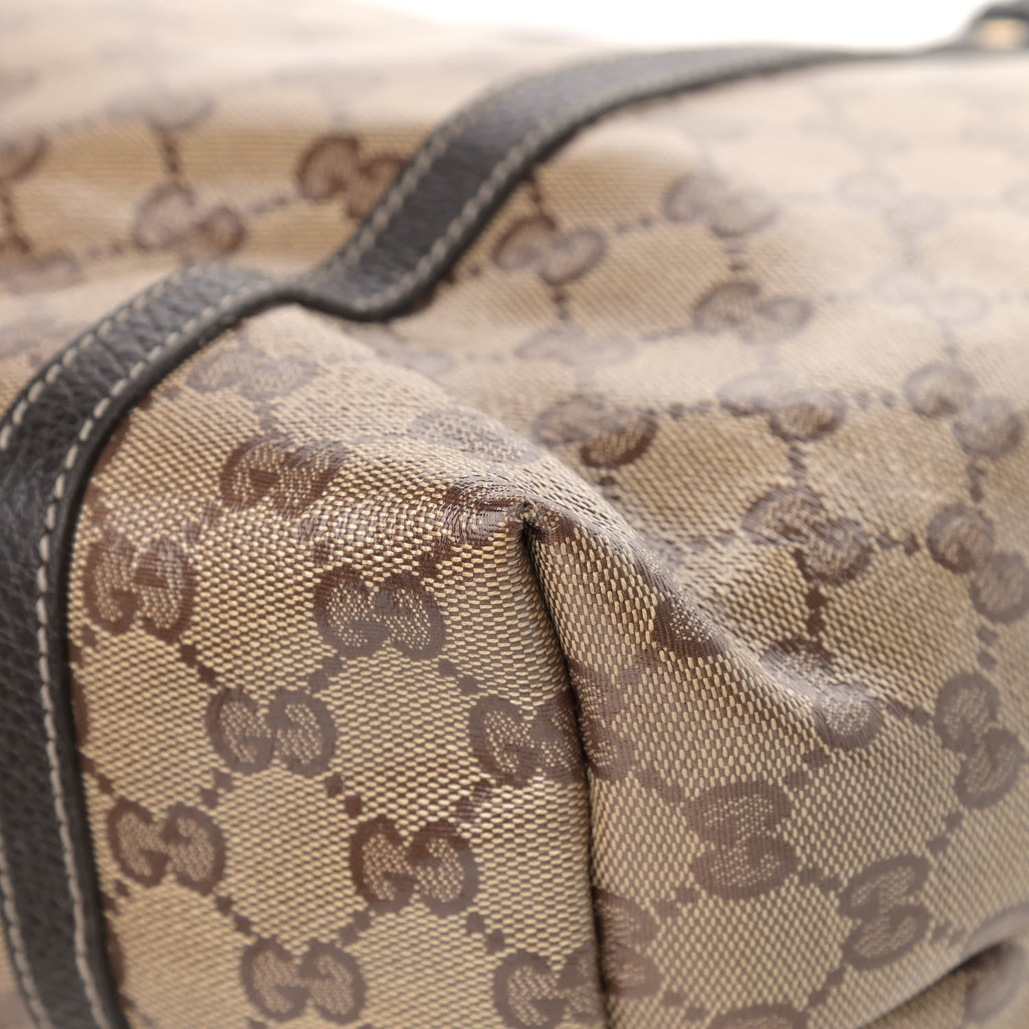 Gucci Crystal Monogram Medium Joy Tote Beige Ebony Testa di Moro 8 of 16