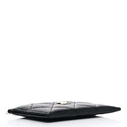 Chanel Caviar Quilted Card Holder Black 3 of 5