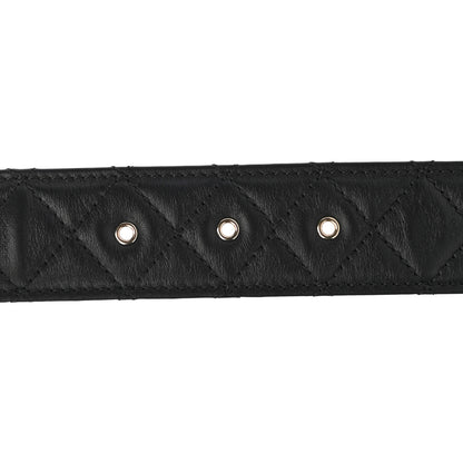 Chanel Lambskin Quilted CC Chain Belt 90 36 Black 3 of 6