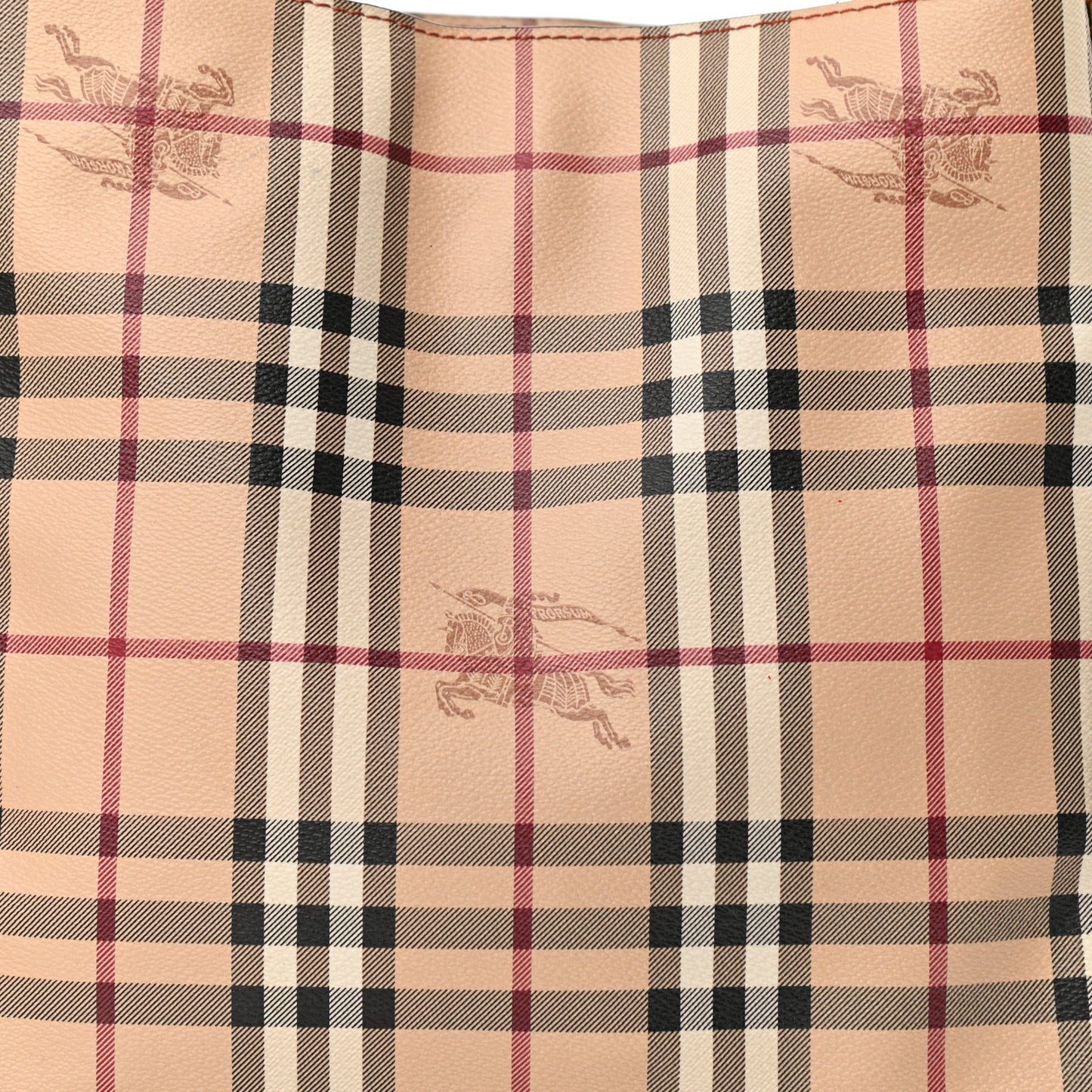 Haymarket Check Small Canterbury Tote Burnt Amber