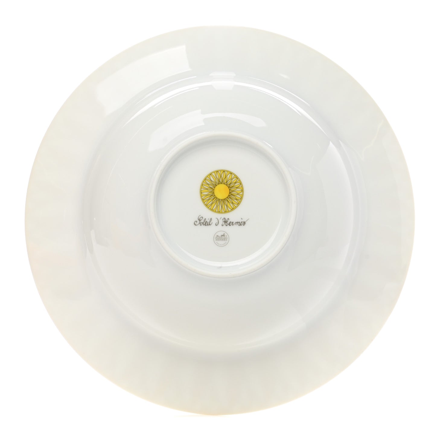 Porcelain Soleil d'Hermes Pasta Plate Set of 2