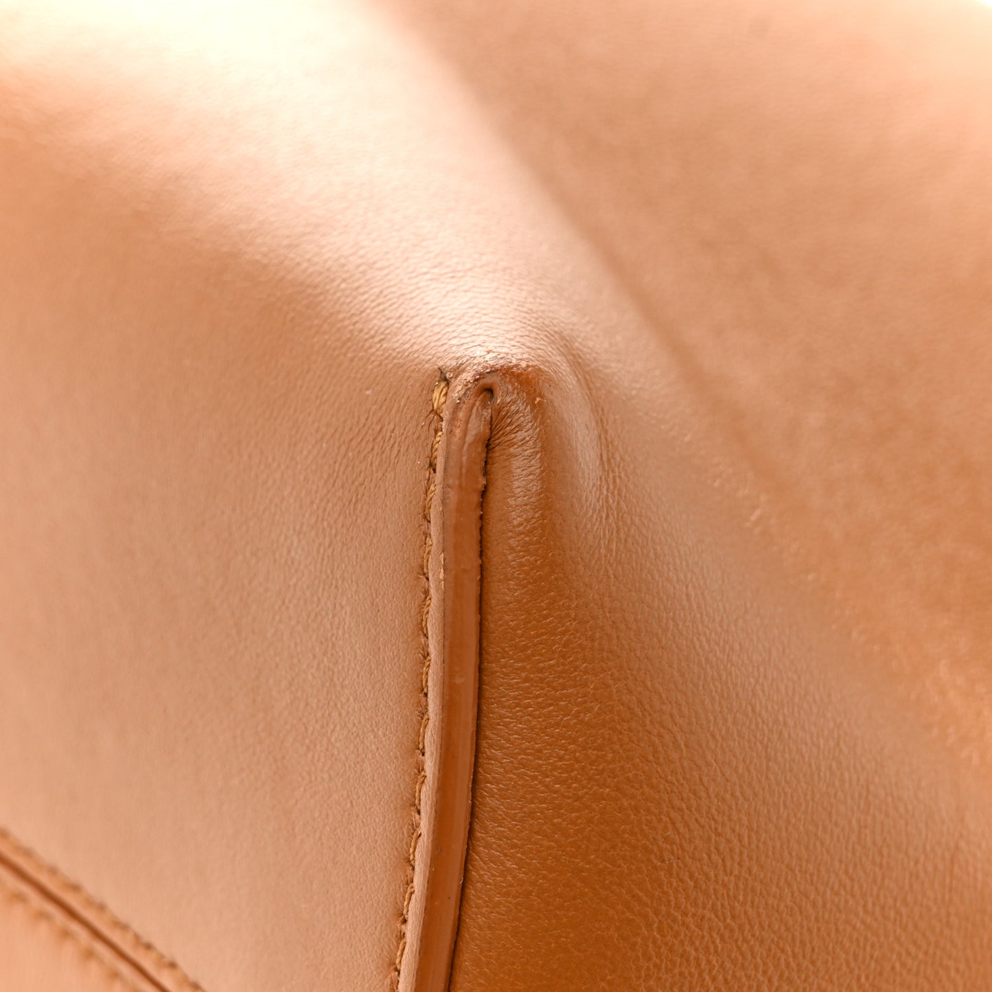 Shiny Nappa Medium Fendi First Caramello