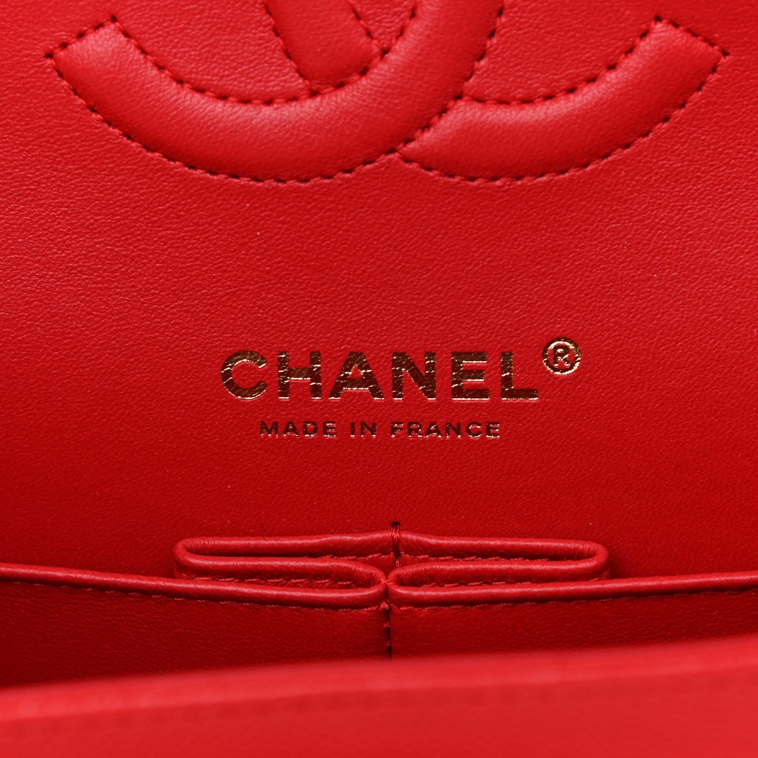 Chanel Caviar Quilted Medium Double Flap Red 6 of 12
