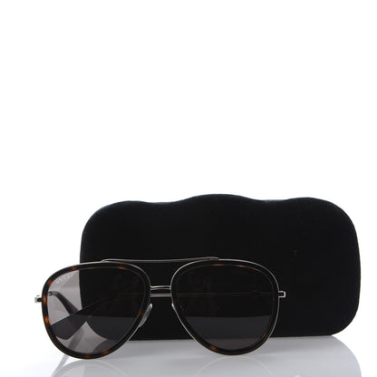 Gucci Aviator Sunglasses GG0062S Tortoise 8 of 8
