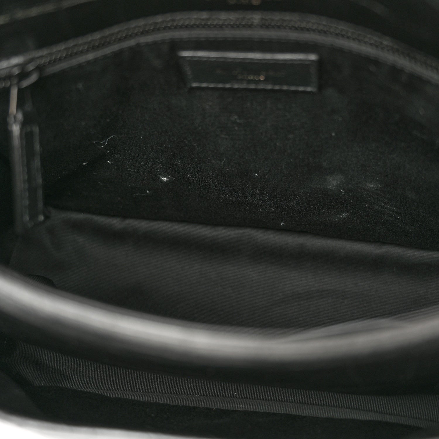 Saint Laurent Crocodile Embossed Lambskin Monogram Medium Niki Chain Satchel Black 11 of 11