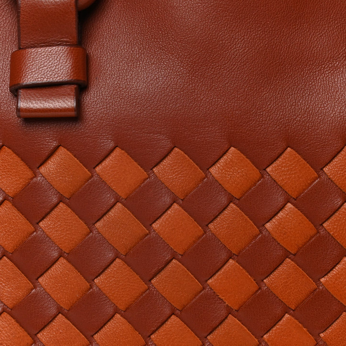 Nappa Intrecciato Bag Rust