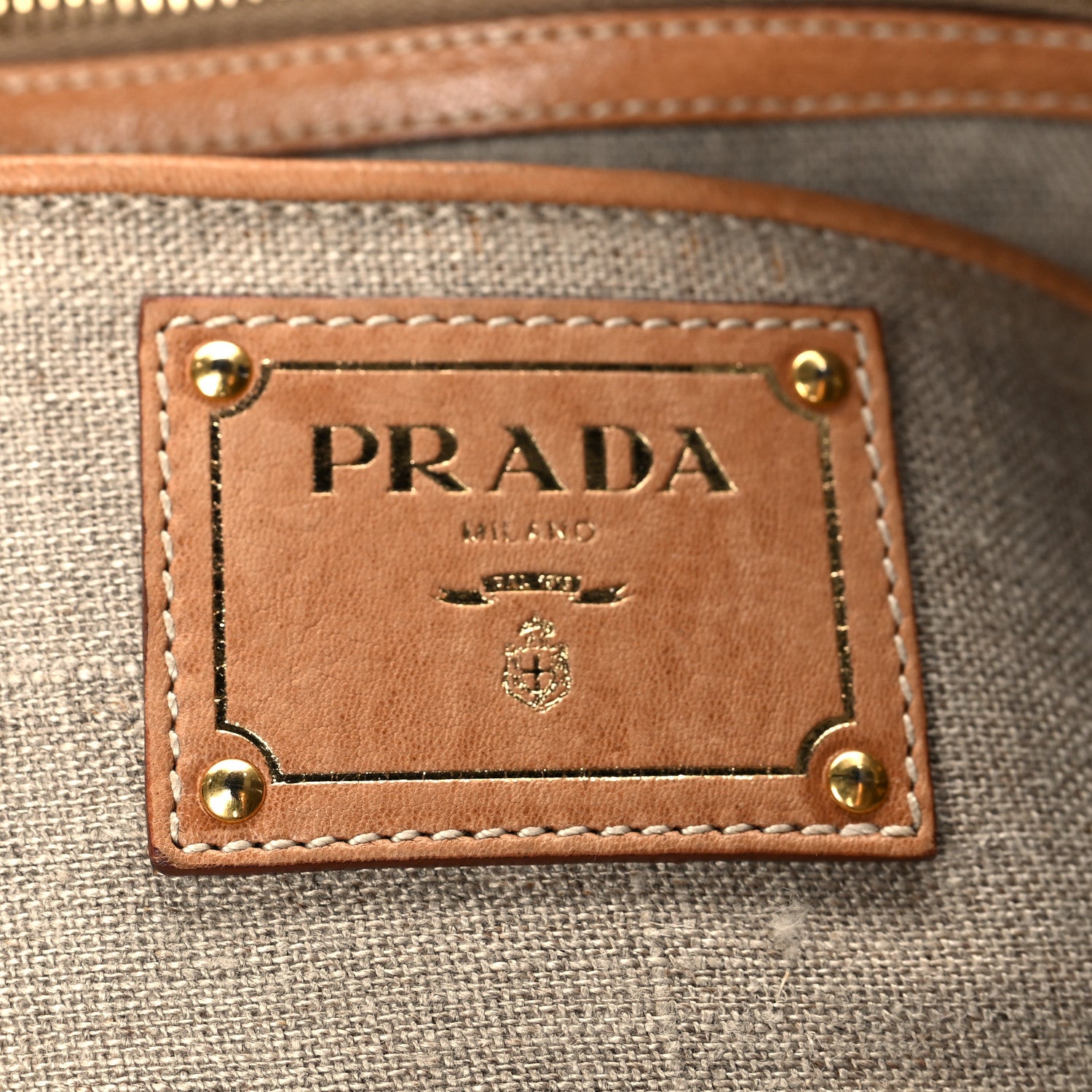 Prada Denim Chain Shoulder Bag Militare 6 of 11