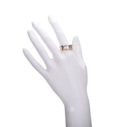 Bulgari 18K Rose White Yellow Gold B.Zero1 3 Band Ring 60 9 2 of 5