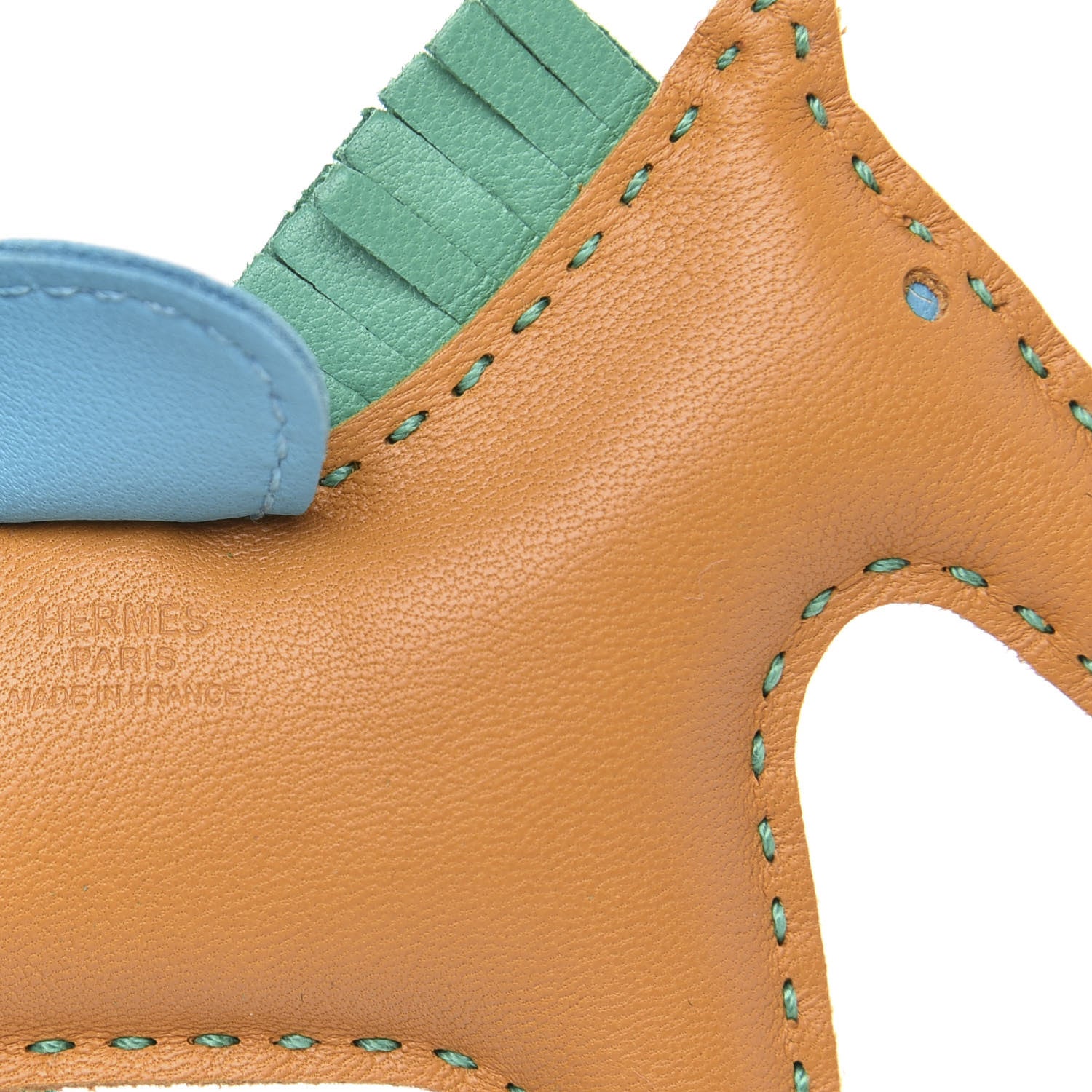 Hermes Milo Lambskin Grigri Rodeo Bag Charm PM Multicolor 3 of 4