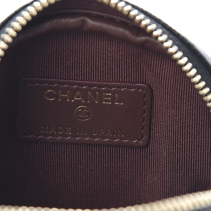 Chanel Caviar Quilted Zip Around Classic Coin Purse Black 6 of 8