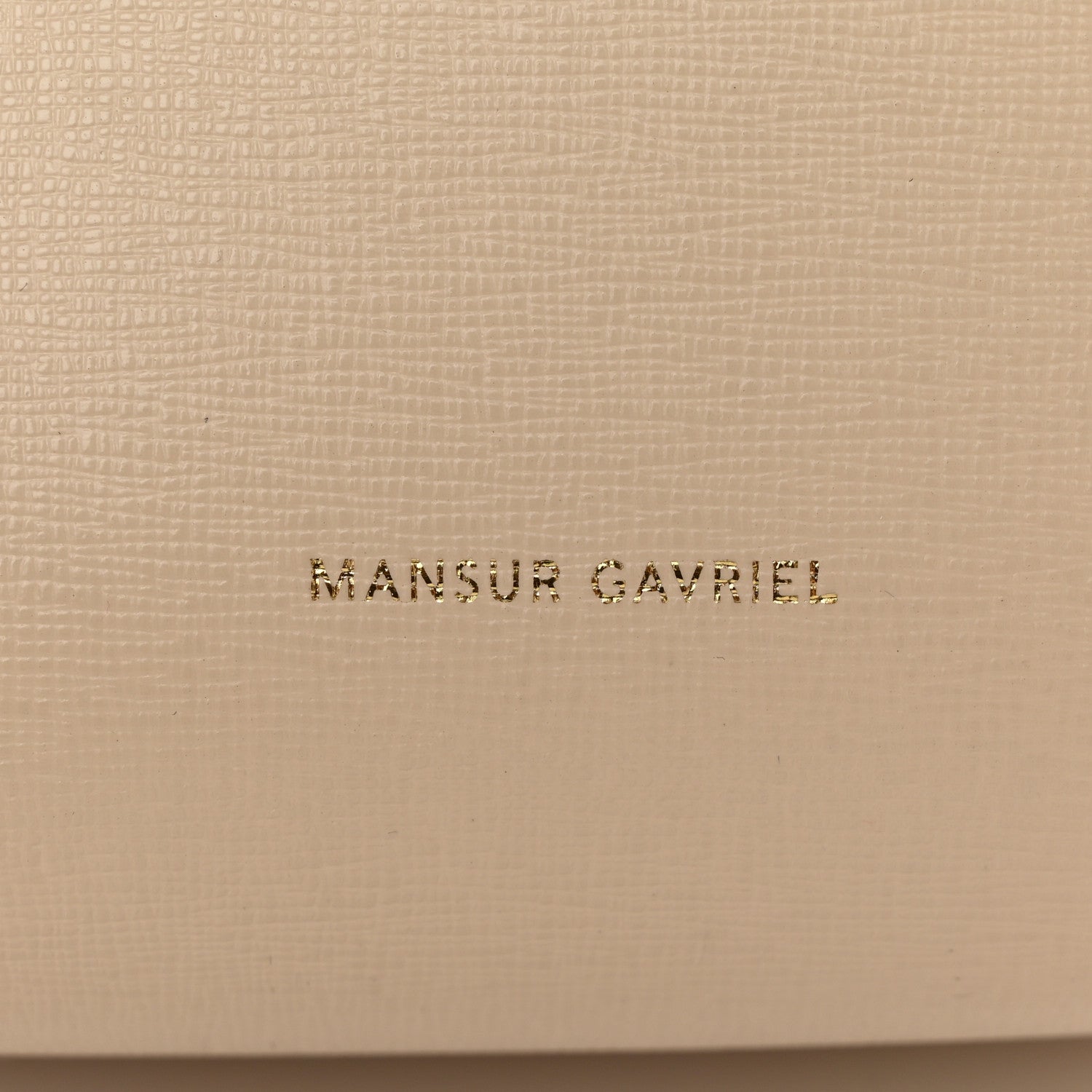 Mansur Gavriel Saffiano Mini Bucket Bag Beige 7 of 10