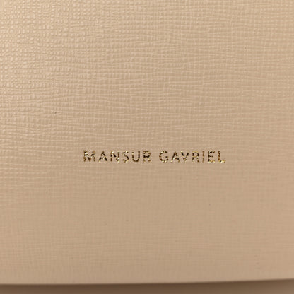 Mansur Gavriel Saffiano Mini Bucket Bag Beige 7 of 10