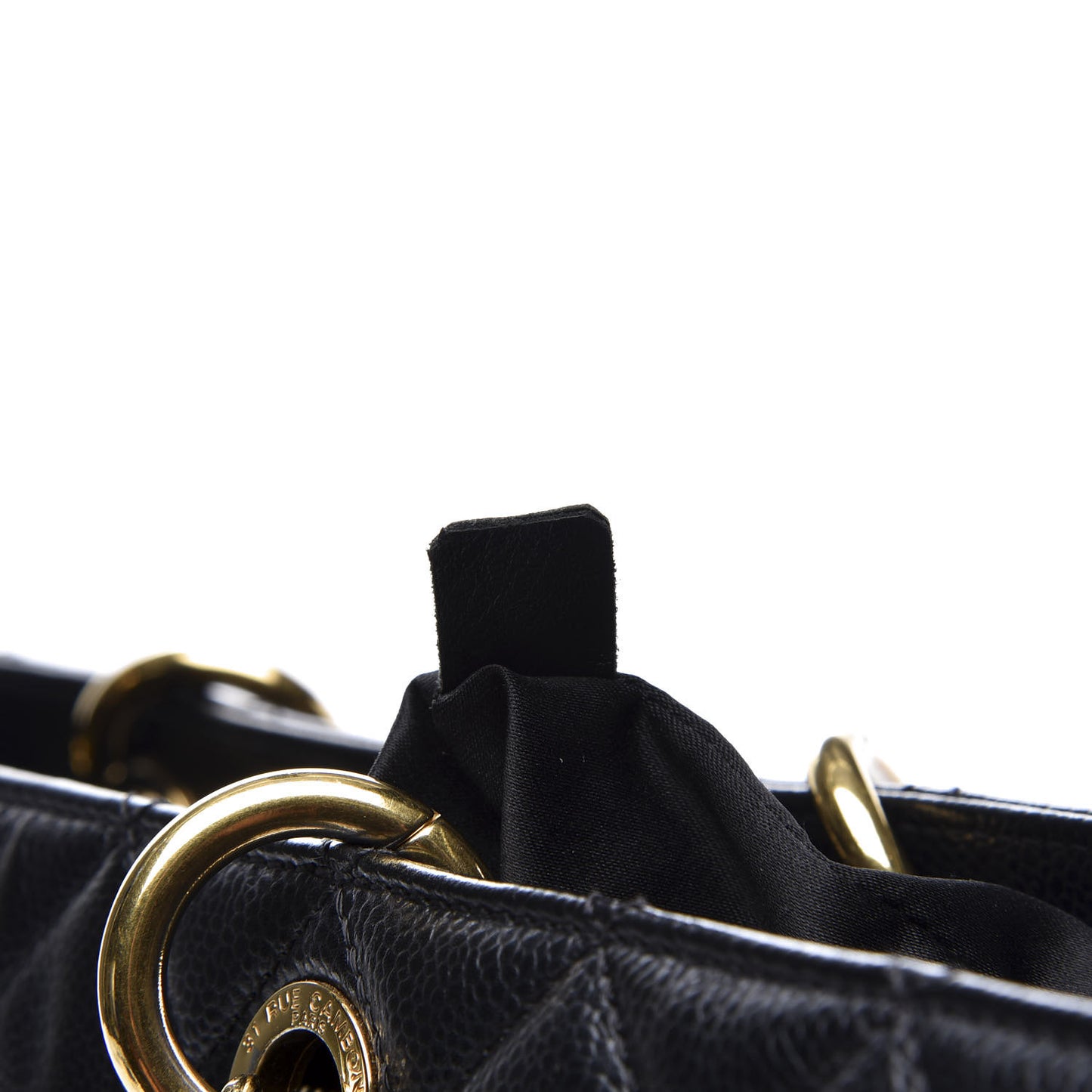 Caviar Quilted XL Grand Shopping Tote GST Black