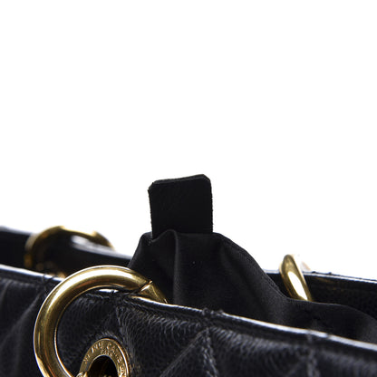 Chanel Caviar Quilted XL Grand Shopping Tote GST Black 9 of 12