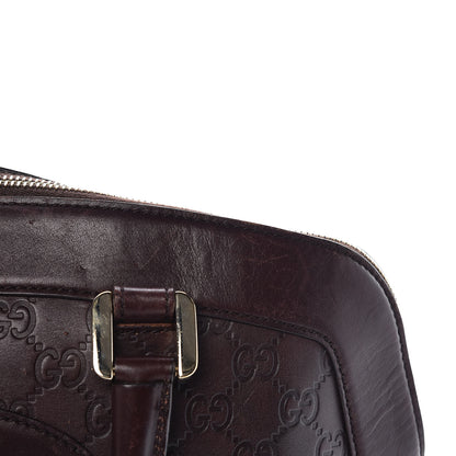 Gucci Guccissima Large Punch Bowler Burgundy 11 of 17