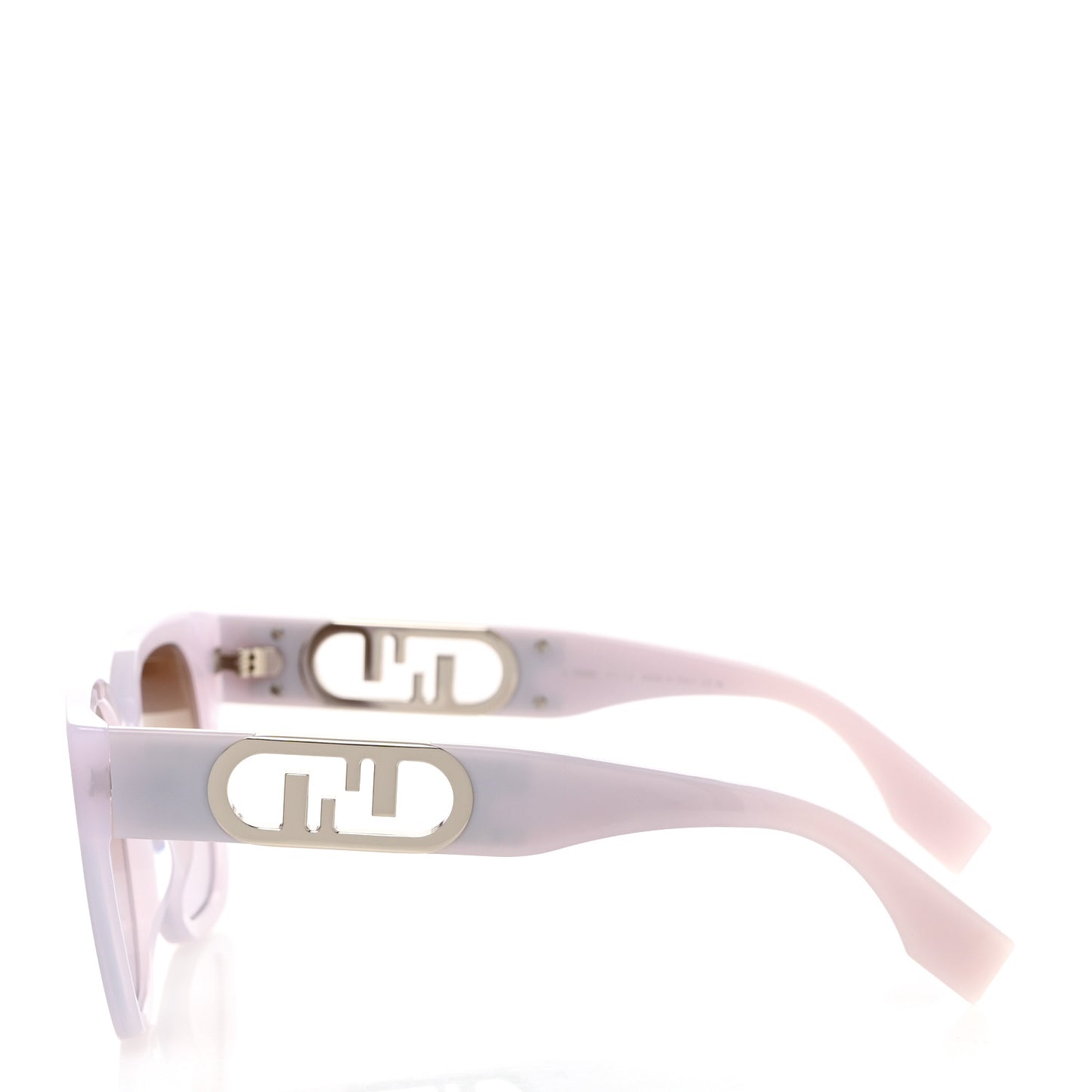 Acetate O Lock Square Sunglasses FE40063I Light Purple
