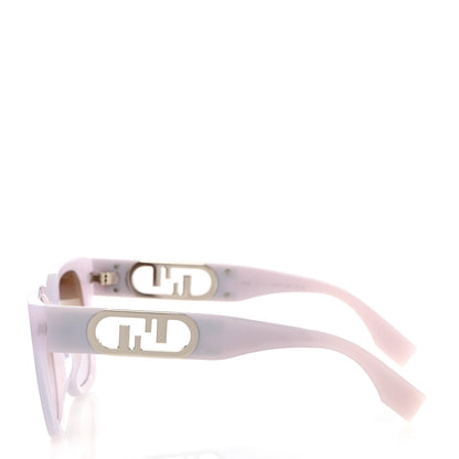 Fendi Acetate O Lock Square Sunglasses FE40063I Light Purple 3 of 7