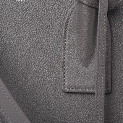 Saint Laurent Grained Calfskin Small Sac De Jour Fog 8 of 16