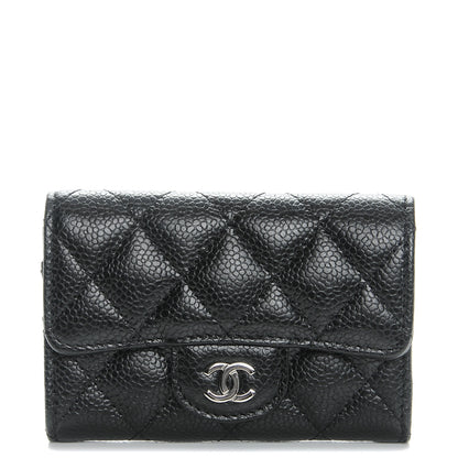 Chanel Caviar Quilted Coin Purse Black 1 of 8