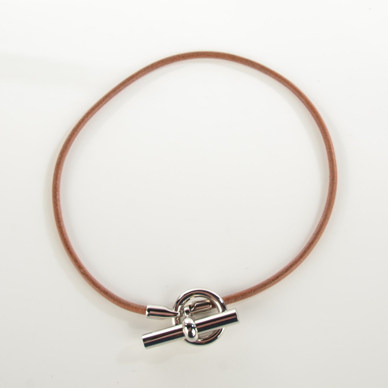 Hermes Natural Bridle Glenan Necklace Bouton 3 of 6