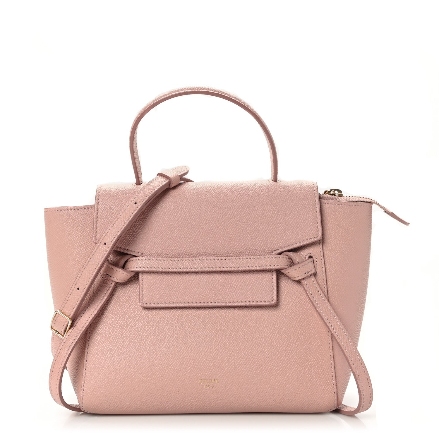 Celine Grained Calfskin Nano Belt Bag Vintage Pink 1 of 9