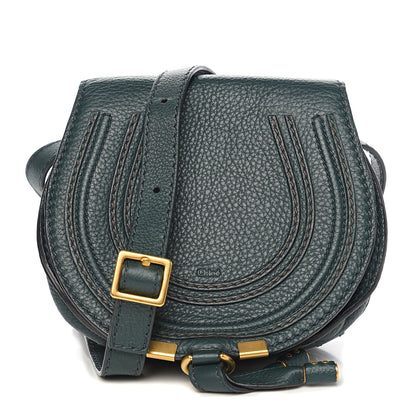 Chloe Calfskin Mini Marcie Round Crossbody Bag Rainforest 1 of 9