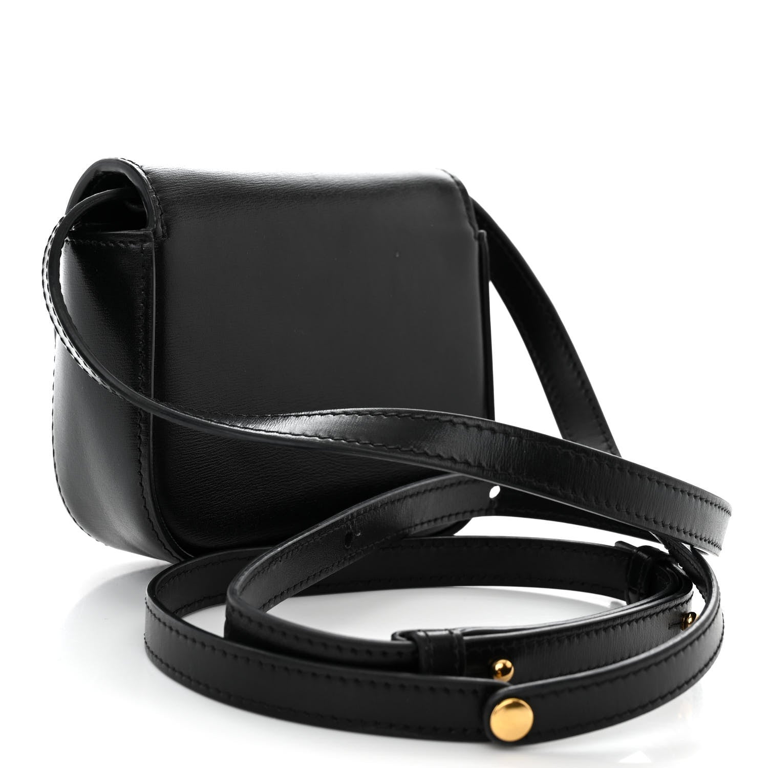 Celine Shiny Calfskin Mini Triomphe Black 3 of 13