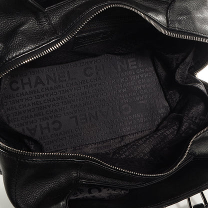 Chanel Caviar Square Stitched Medium Tote Black 5 of 8