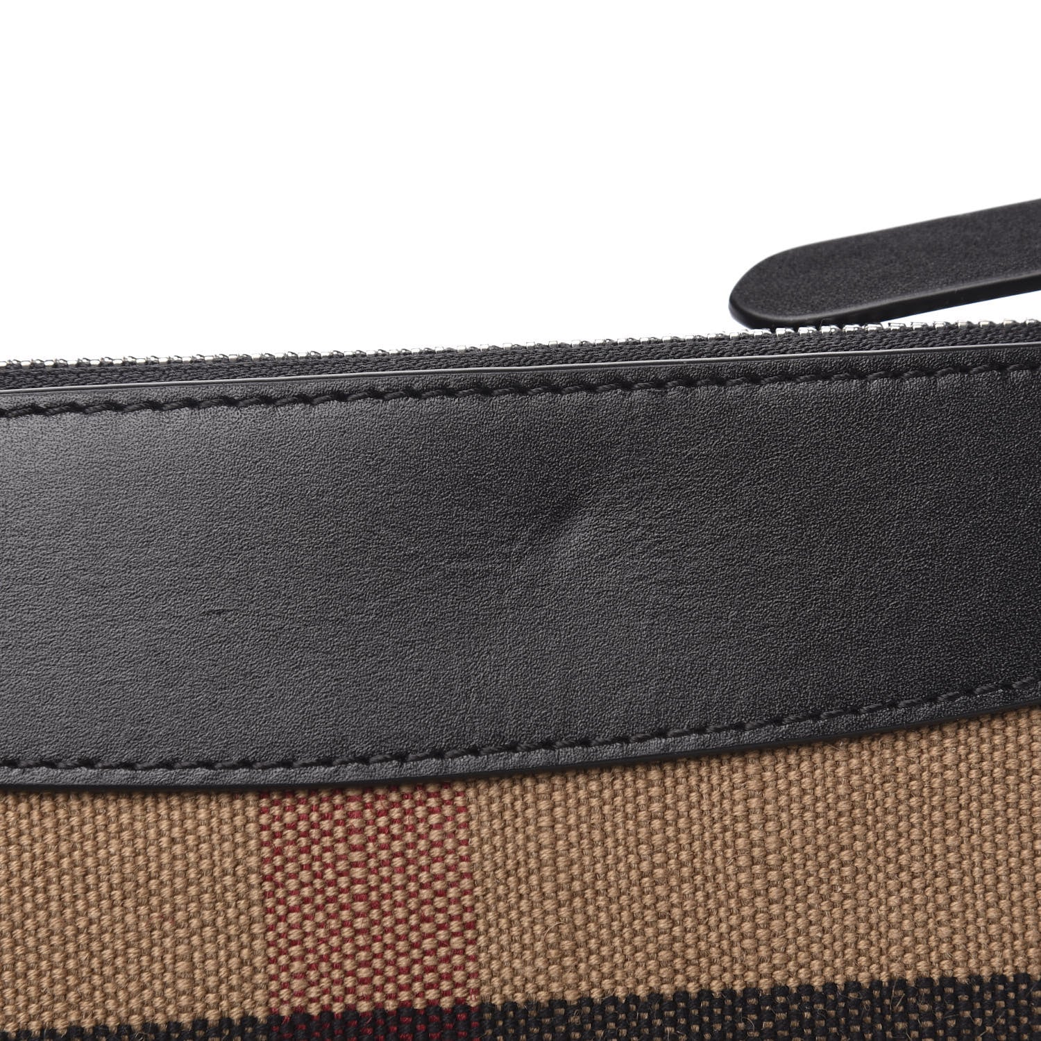 Burberry House Check Derby Peyton Crossbody Clutch Bag Black 8 of 10