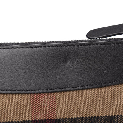 Burberry House Check Derby Peyton Crossbody Clutch Bag Black 8 of 10