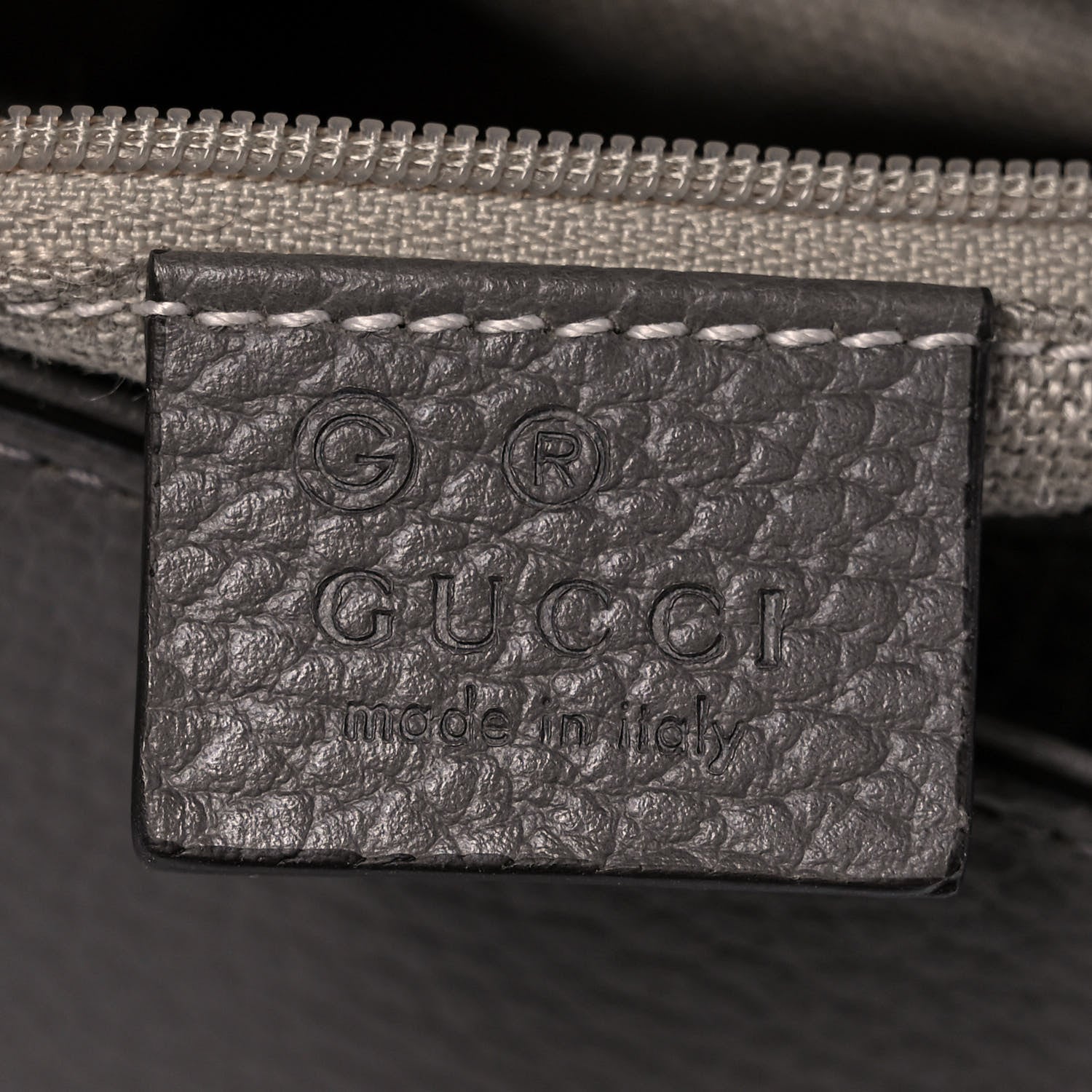 Gucci Dollar Calfskin Medium Interlocking G Top Handle Shoulder Bag Loess 6 of 11
